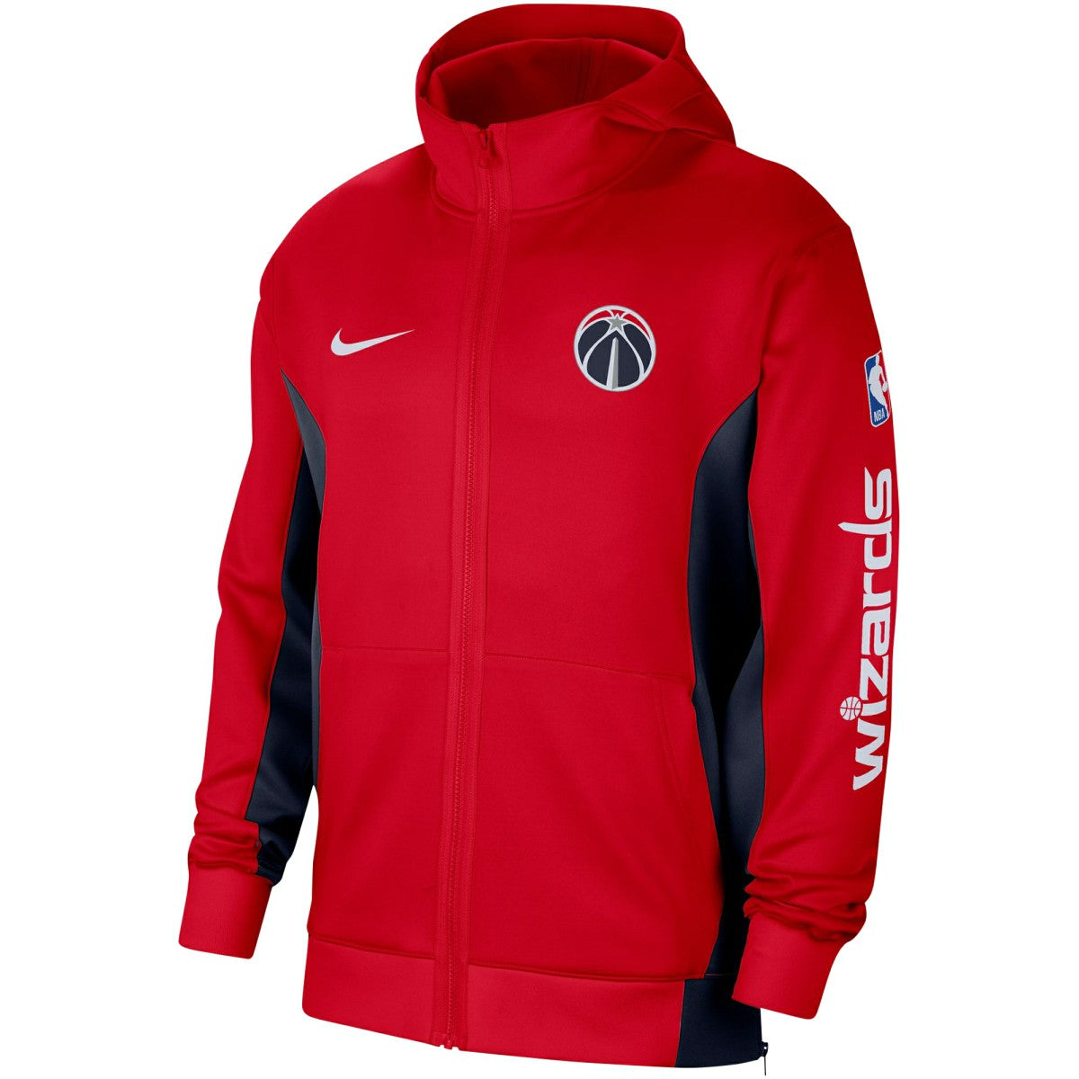 Washington Wizards 2023/24 Authentic Showtime Full-Zip Hoodie - Red for sale