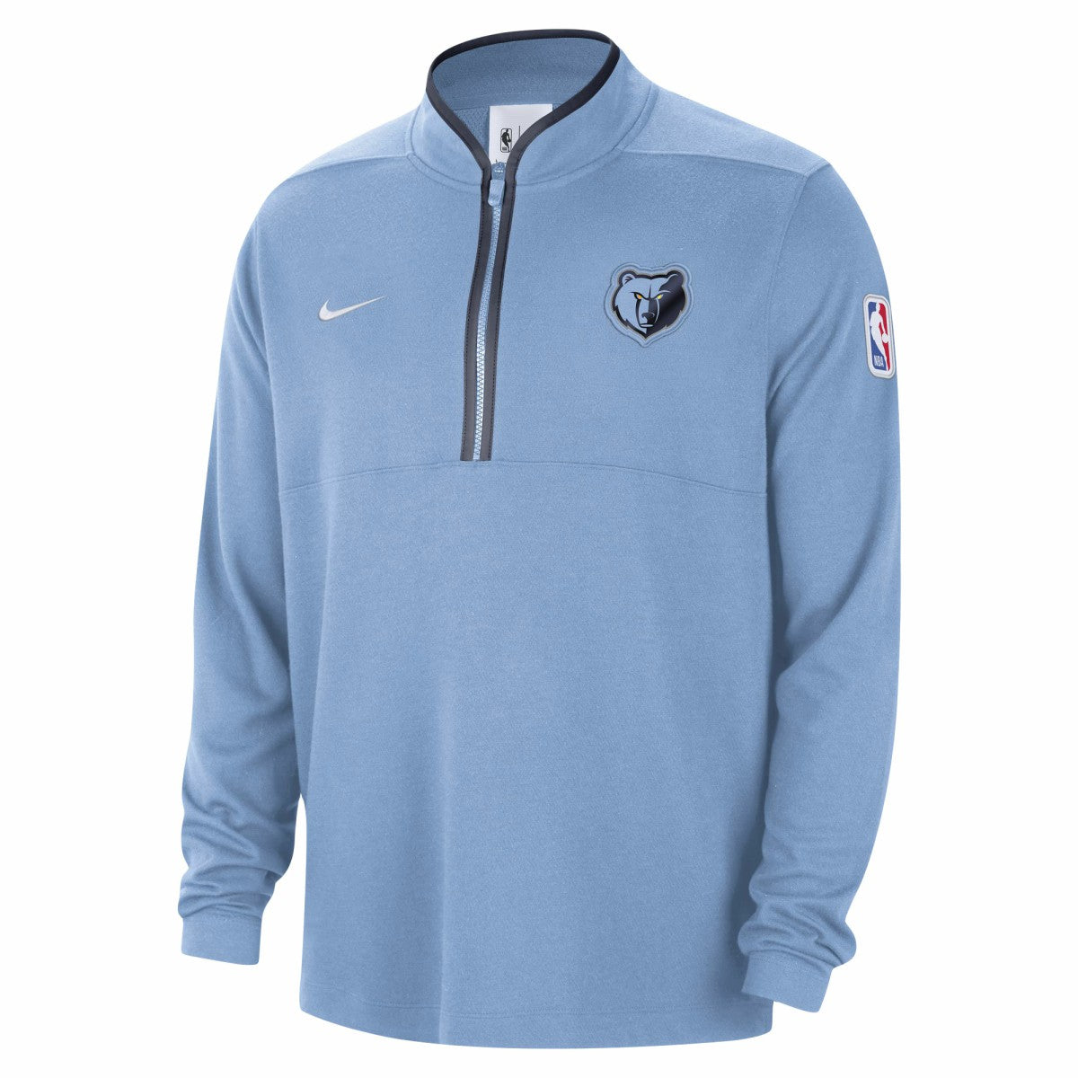 Memphis Grizzlies Authentic Performance Half-Zip Jacket - Light Blue online