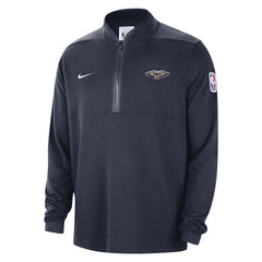 New Orleans Pelicans Authentic Performance Half-Zip Jacket - Navy cheap