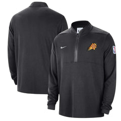 Phoenix Suns Authentic Performance Half-Zip Jacket - Black discount