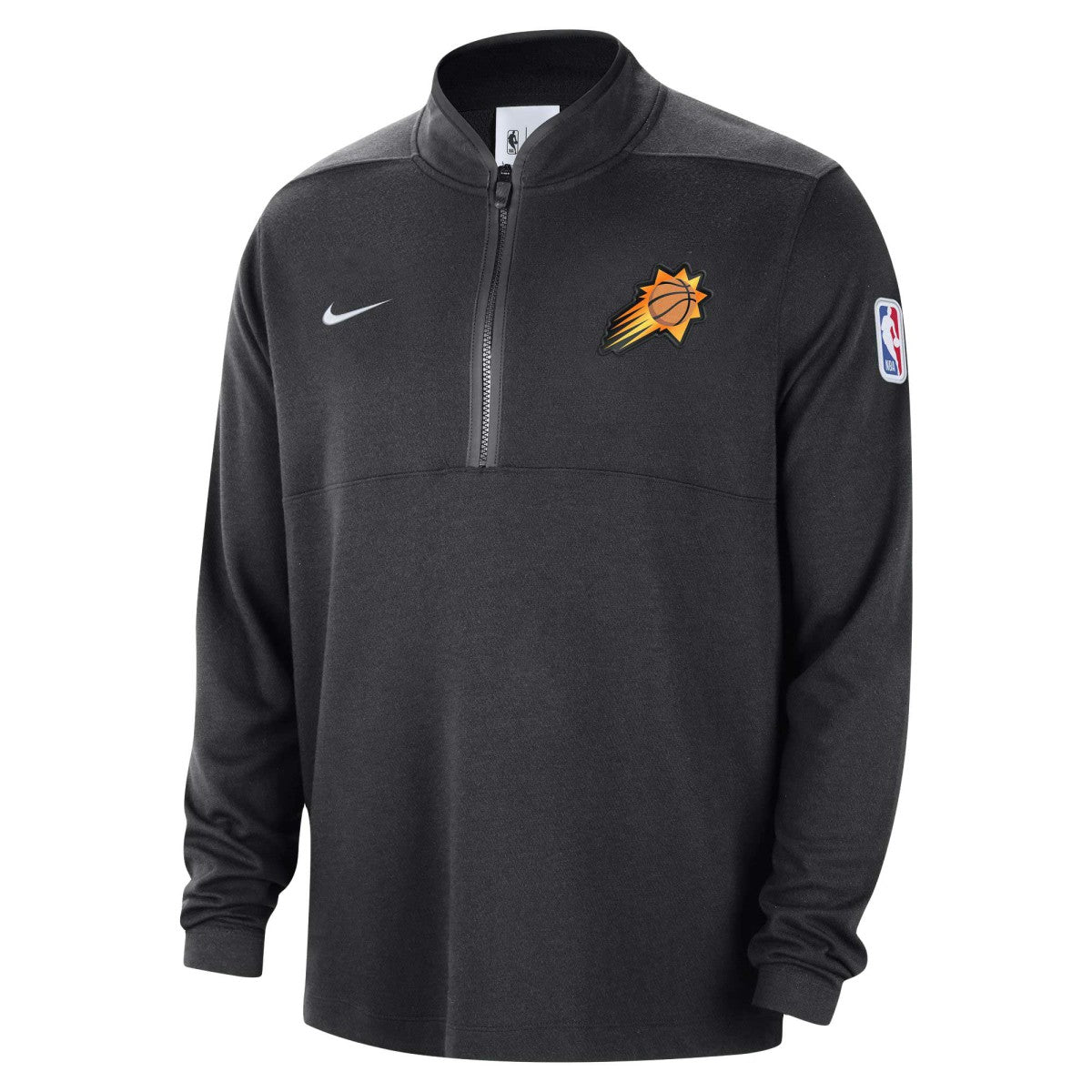 Phoenix Suns Authentic Performance Half-Zip Jacket - Black discount