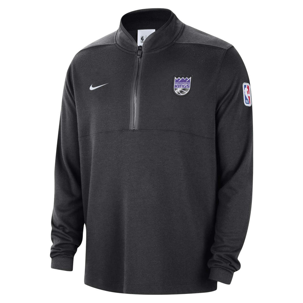 Sacramento Kings Authentic Performance Half-Zip Jacket - Black sale