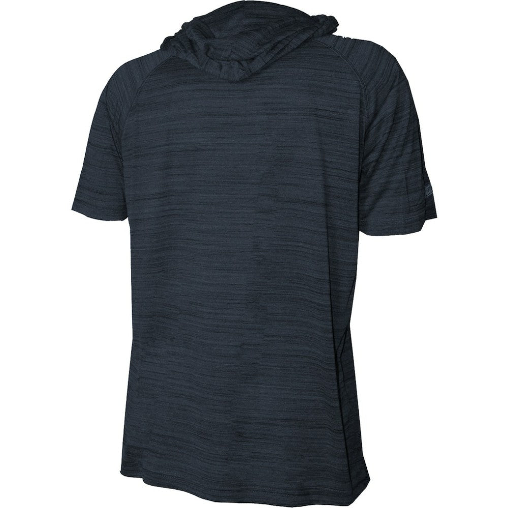 Detroit Tigers Stitches Youth Raglan Short Sleeve Pullover Hoodie Heather Navy
