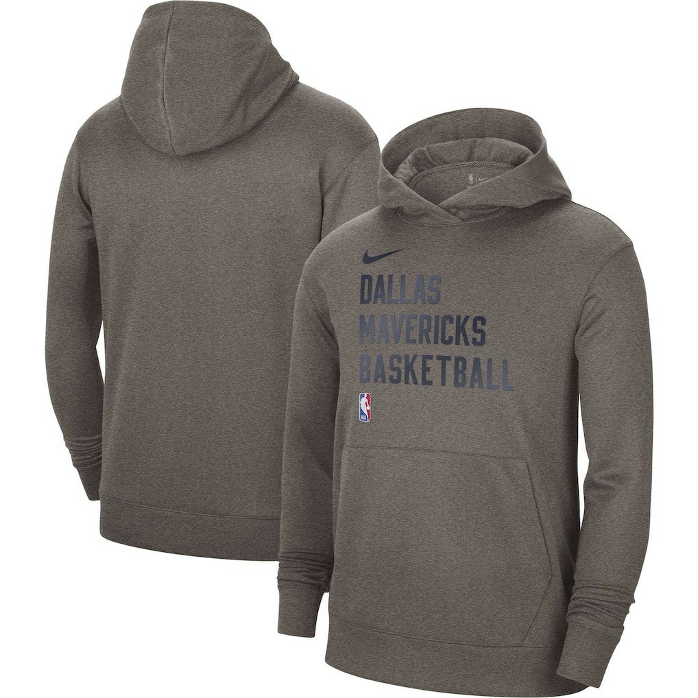 Dallas Mavericks Unisex 2023/24 Performance Spotlight On-Court Practice Pullover Hoodie sale - Gray sale