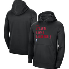 Atlanta Hawks Unisex 2023/24 Performance Spotlight On-Court Practice Pullover Hoodie - Black on sale