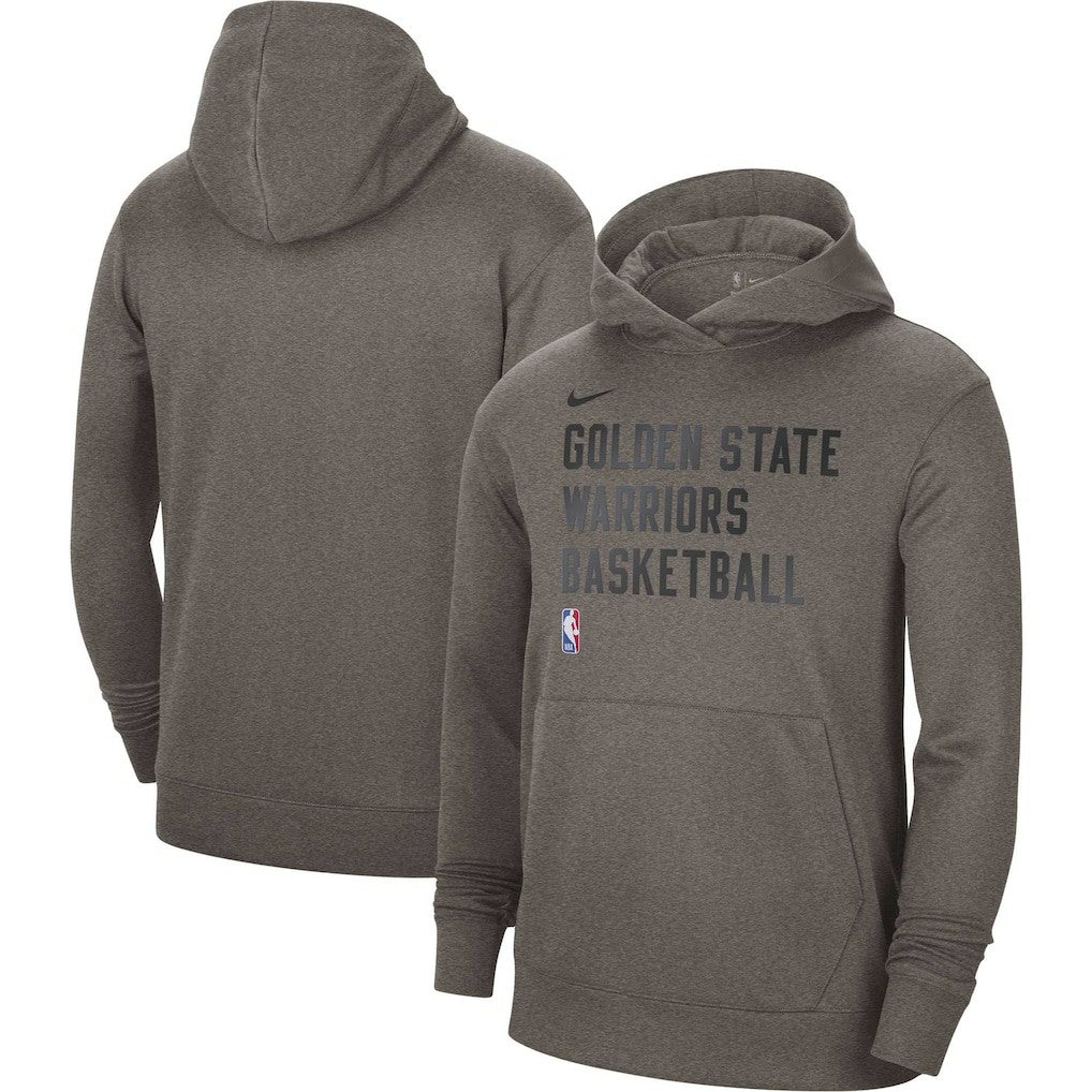 Golden State Warriors Unisex 2023/24 Performance Spotlight On-Court Practice Pullover Hoodie sale - Olive for sale