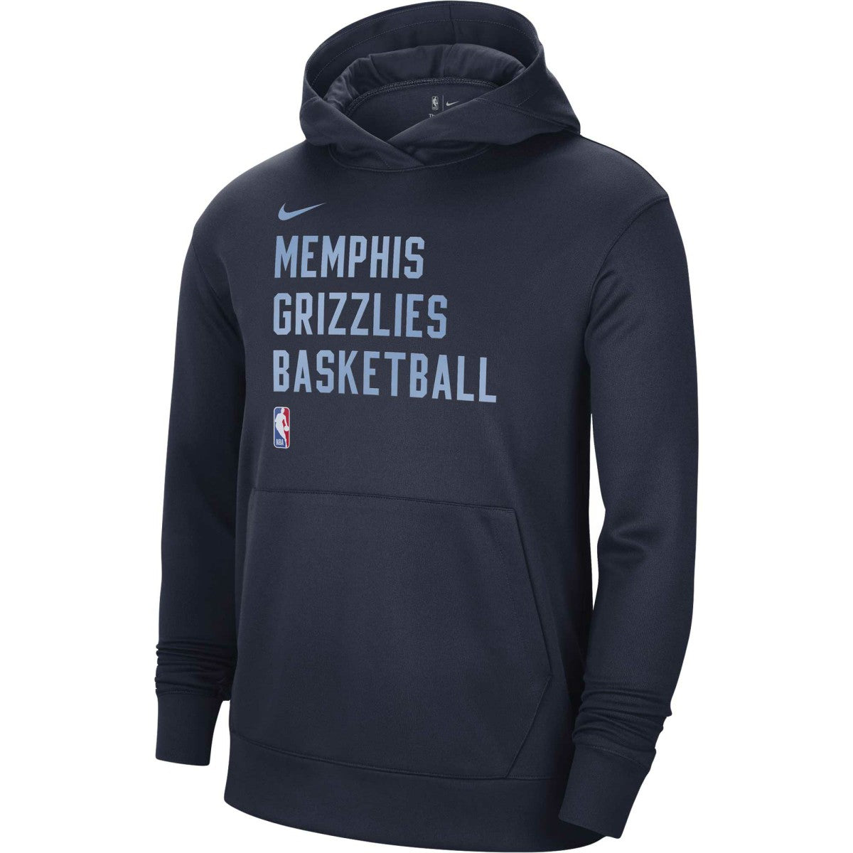 Memphis Grizzlies Unisex 2023/24 Performance Spotlight On-Court Practice Pullover Hoodie - Navy outlet