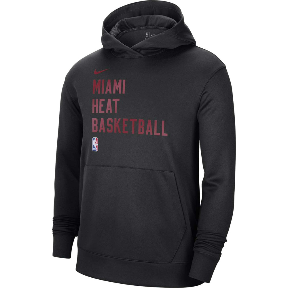 Miami Heat Unisex 2023/24 Performance Spotlight On-Court Practice Pullover Hoodie - Black outlet