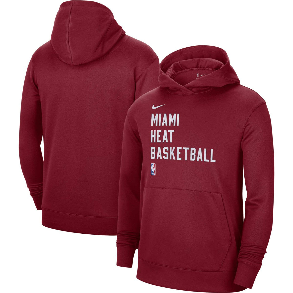 Miami Heat Unisex 2023/24 Performance Spotlight On-Court Practice Pullover Hoodie - Red online
