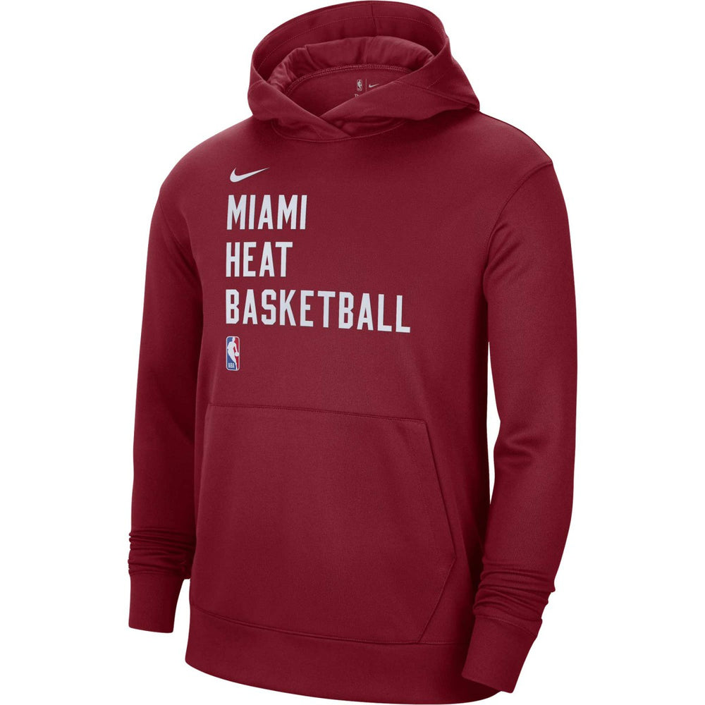 Miami Heat Unisex 2023/24 Performance Spotlight On-Court Practice Pullover Hoodie - Red online
