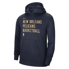 New Orleans Pelicans Unisex 2023/24 Performance Spotlight On-Court Practice Pullover Hoodie - Navy sale