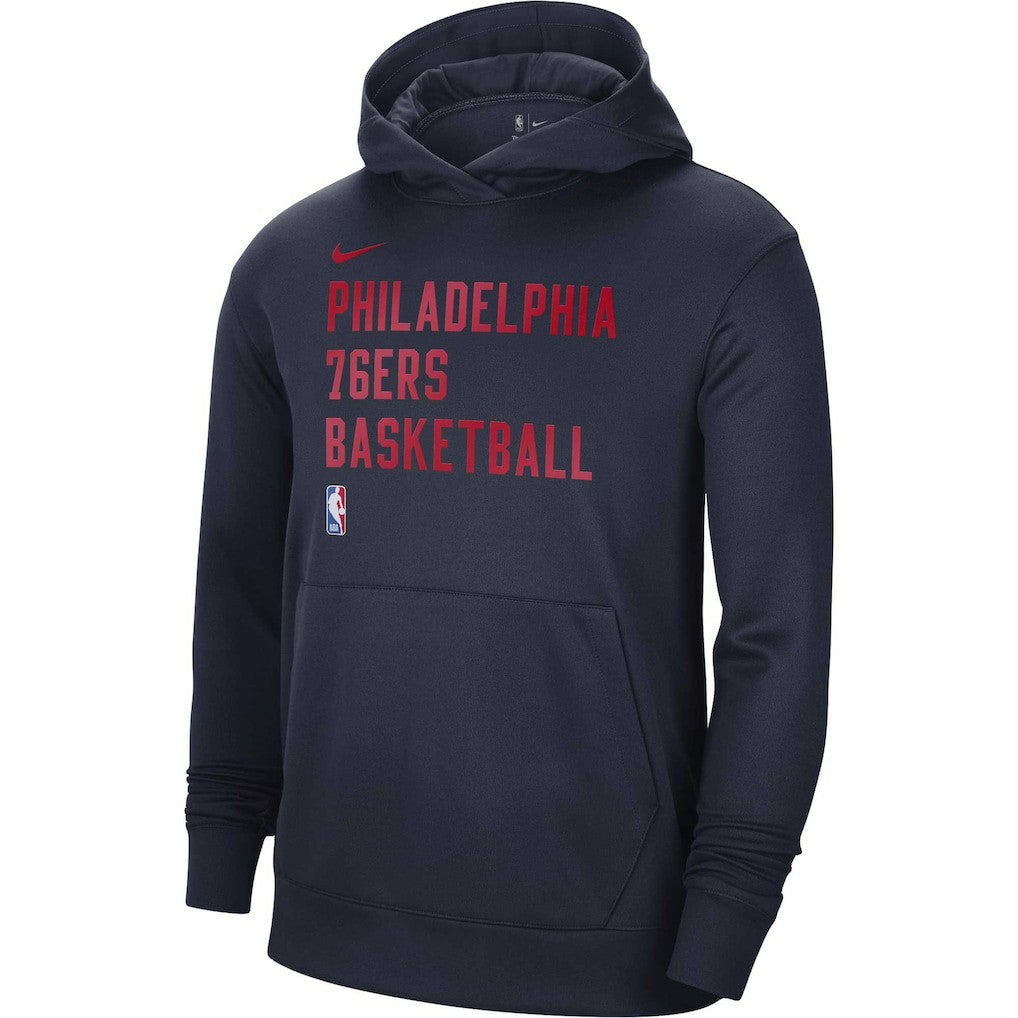 Philadelphia 76ers Unisex 2023/24 Performance Spotlight On-Court Practice Pullover Hoodie - Navy outlet