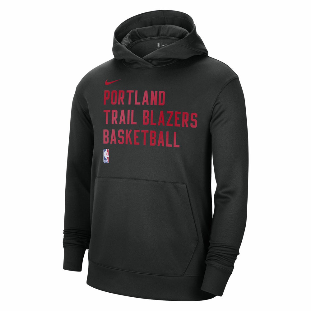 Portland Trail Blazers Unisex 2023/24 Performance Spotlight On-Court Practice Pullover Hoodie - Black on sale