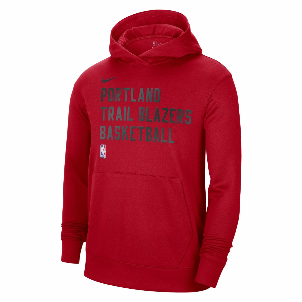 Portland Trail Blazers Unisex 2023/24 Performance Spotlight On-Court Practice Pullover Hoodie - Red for sale