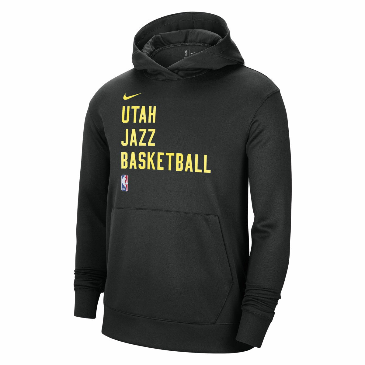 Utah Jazz Unisex 2023/24 Performance Spotlight On-Court Practice Pullover Hoodie - Black discount