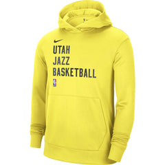 Utah Jazz Unisex 2023/24 Performance Spotlight On-Court Practice Pullover Hoodie - Yellow outlet