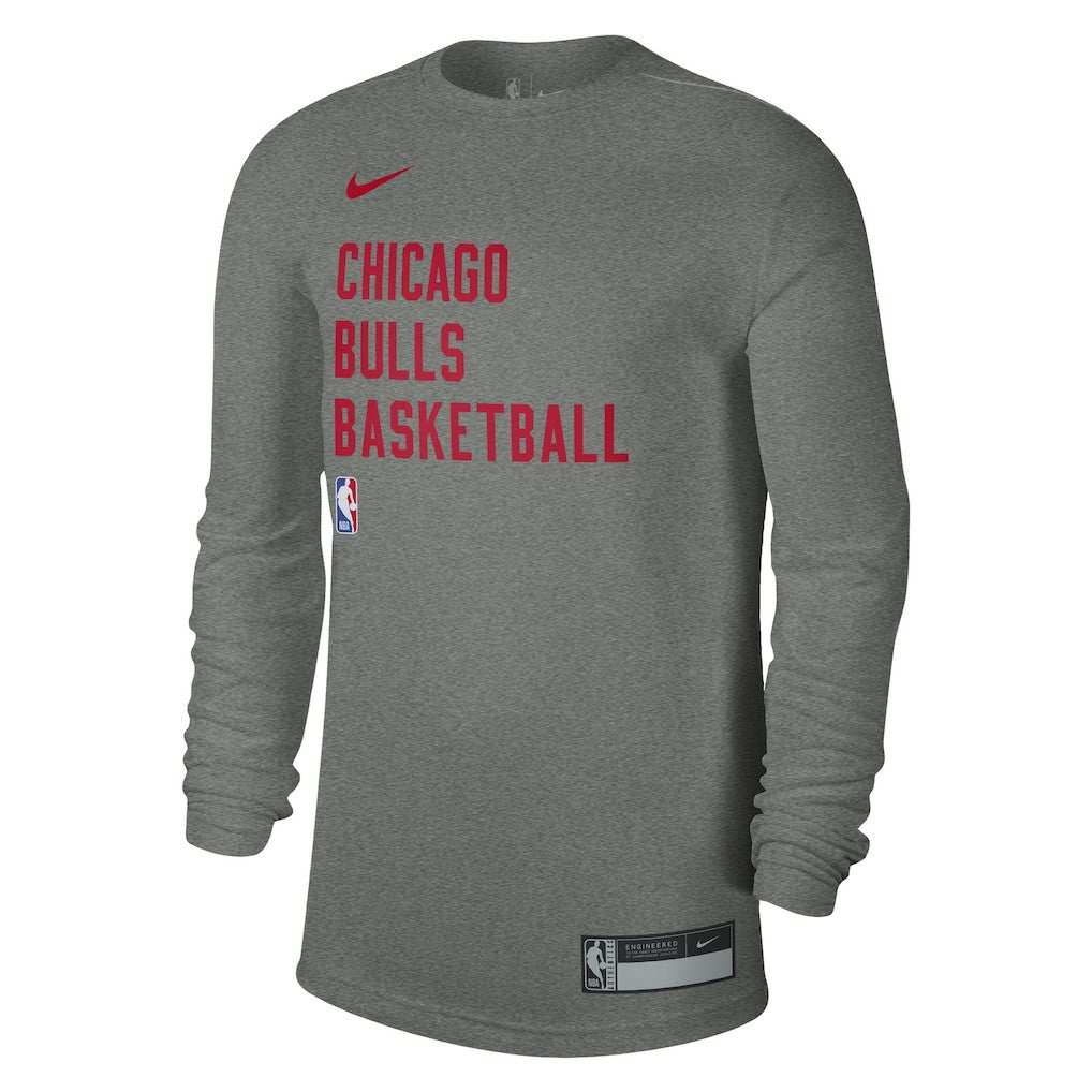 Chicago Bulls Unisex 2023/24 Legend On-Court Practice Long Sleeve T-Shirt sale - Heather Gray shop
