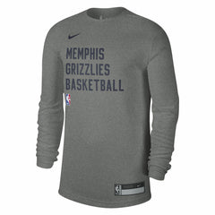 Memphis Grizzlies Unisex 2023/24 Legend On-Court Practice Long Sleeve T-Shirt - Heather Gray sale