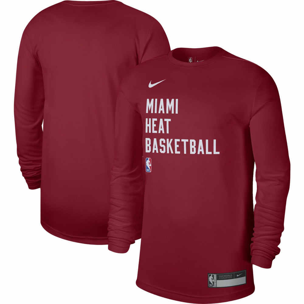 Miami Heat Unisex 2023/24 Legend On-Court Practice Long Sleeve T-Shirt - Red online