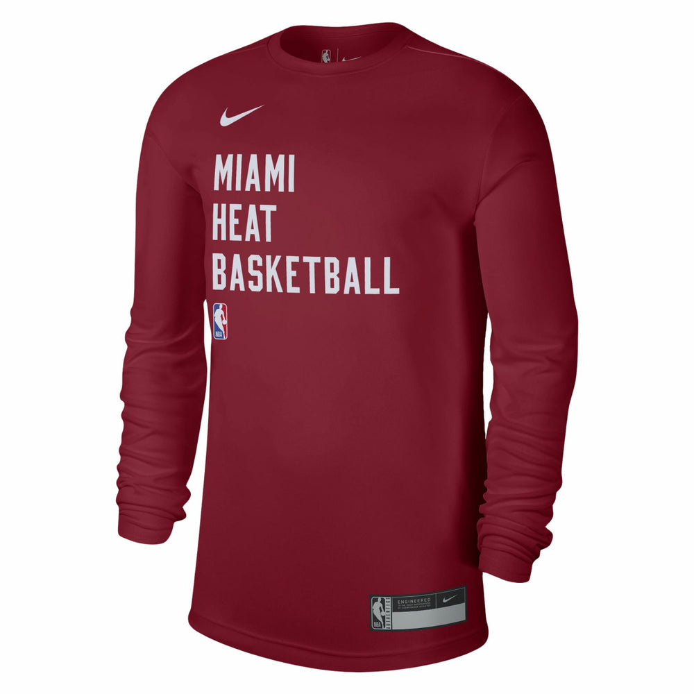 Miami Heat Unisex 2023/24 Legend On-Court Practice Long Sleeve T-Shirt - Red online