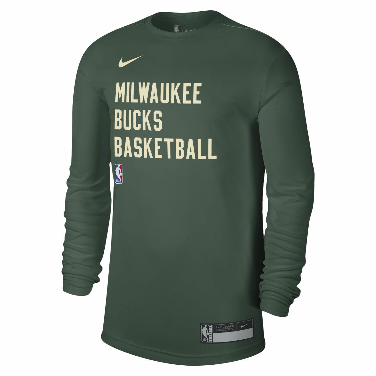 Milwaukee Bucks Unisex 2023/24 Legend On-Court Practice Long Sleeve T-Shirt - Hunter Green on sale