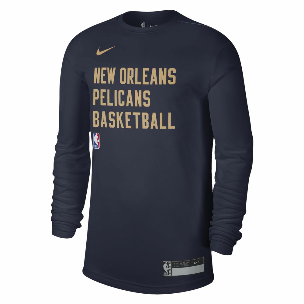New Orleans Pelicans Unisex 2023/24 Legend On-Court Practice Long Sleeve T-Shirt - Navy online