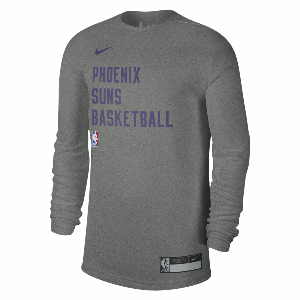 Phoenix Suns Unisex 2023/24 Legend On-Court Practice Long Sleeve T-Shirt - Heather Gray sale