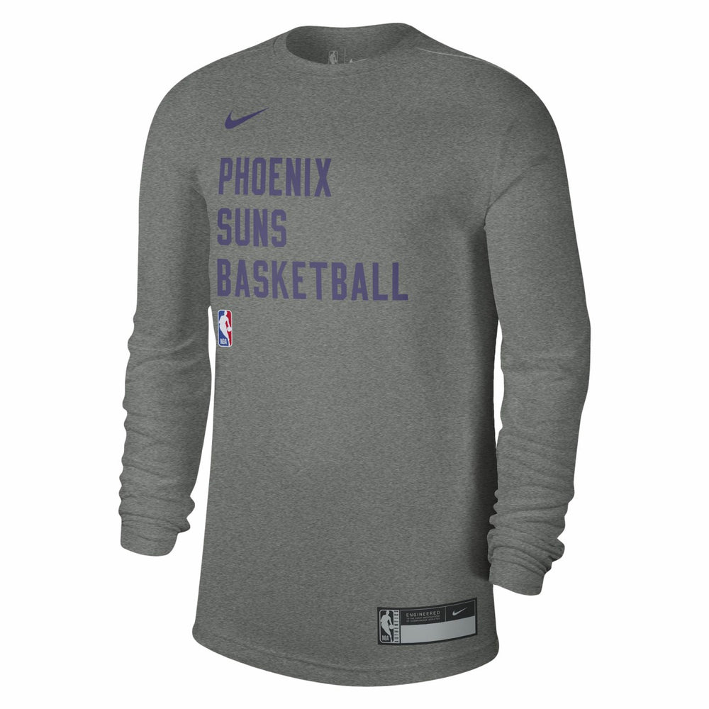 Phoenix Suns Unisex 2023/24 Legend On-Court Practice Long Sleeve T-Shirt - Heather Gray sale