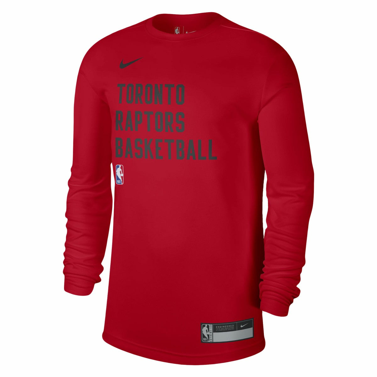 Toronto Raptors Unisex 2023/24 Legend On-Court Practice Long Sleeve T-Shirt - Red on sale