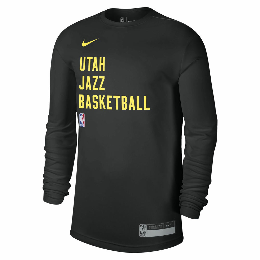 Utah Jazz Unisex 2023/24 Legend On-Court Practice Long Sleeve T-Shirt - Black sale