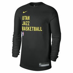 Utah Jazz Unisex 2023/24 Legend On-Court Practice Long Sleeve T-Shirt - Black sale