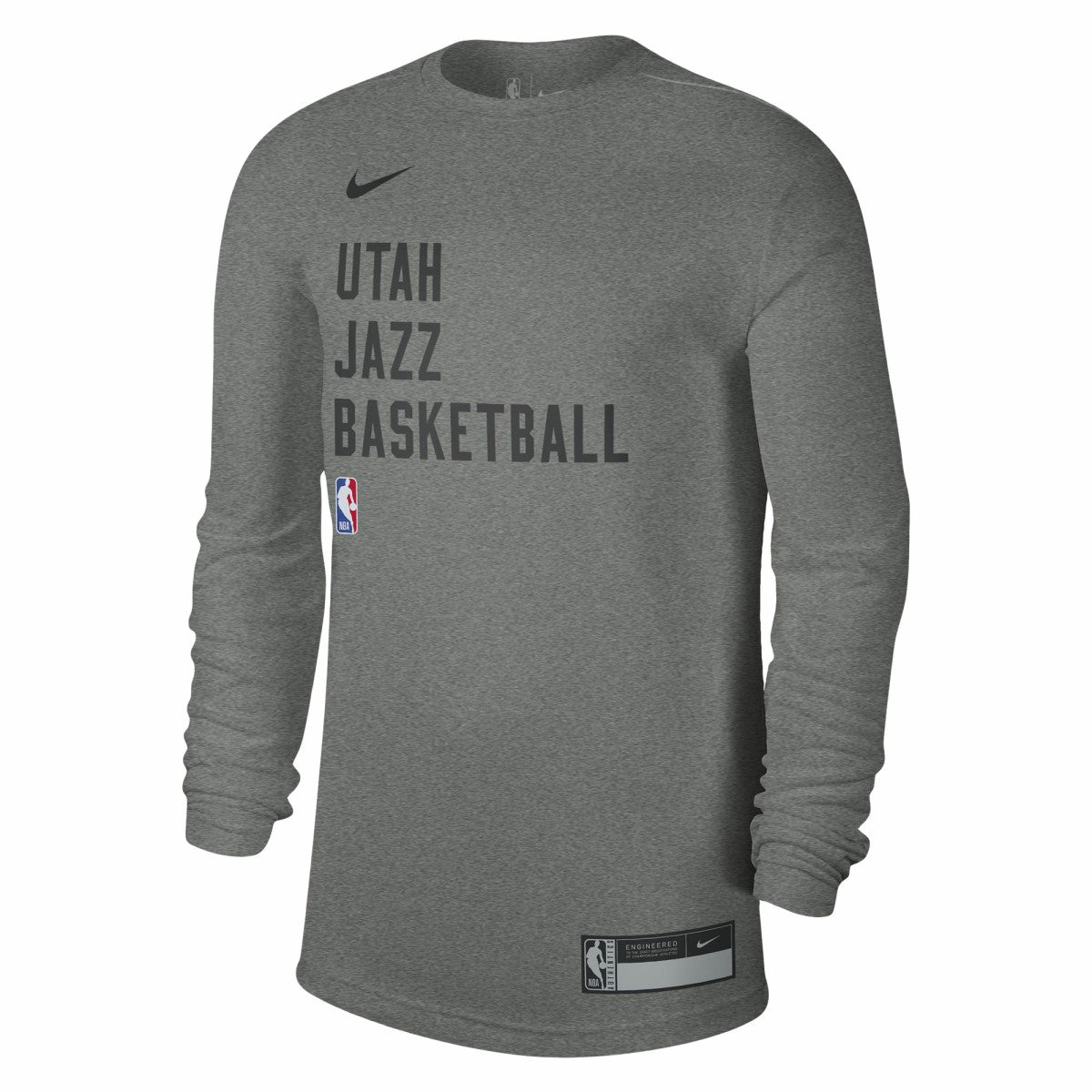 Utah Jazz Unisex 2023/24 Legend On-Court Practice Long Sleeve T-Shirt - Heather Gray online
