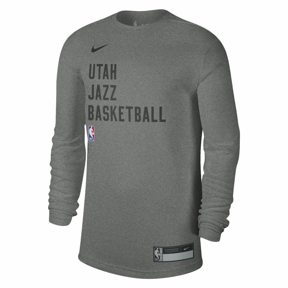Utah Jazz Unisex 2023/24 Legend On-Court Practice Long Sleeve T-Shirt - Heather Gray online