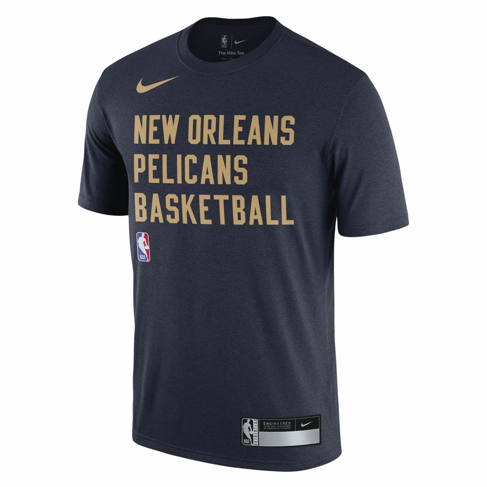 New Orleans Pelicans 2023/24 Sideline Legend Performance Practice T-Shirt - Navy cheap