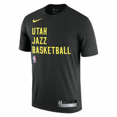 Utah Jazz 2023/24 Sideline Legend Performance Practice T-Shirt - Black for sale
