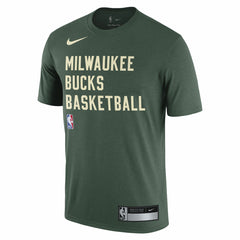 Milwaukee Bucks 2023/24 Sideline Legend Performance Practice T-Shirt - Hunter Green cheap