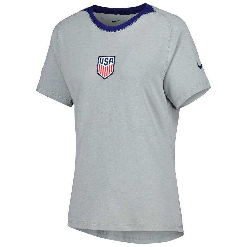 USMNT Women's Travel Raglan T-Shirt - Gray discount