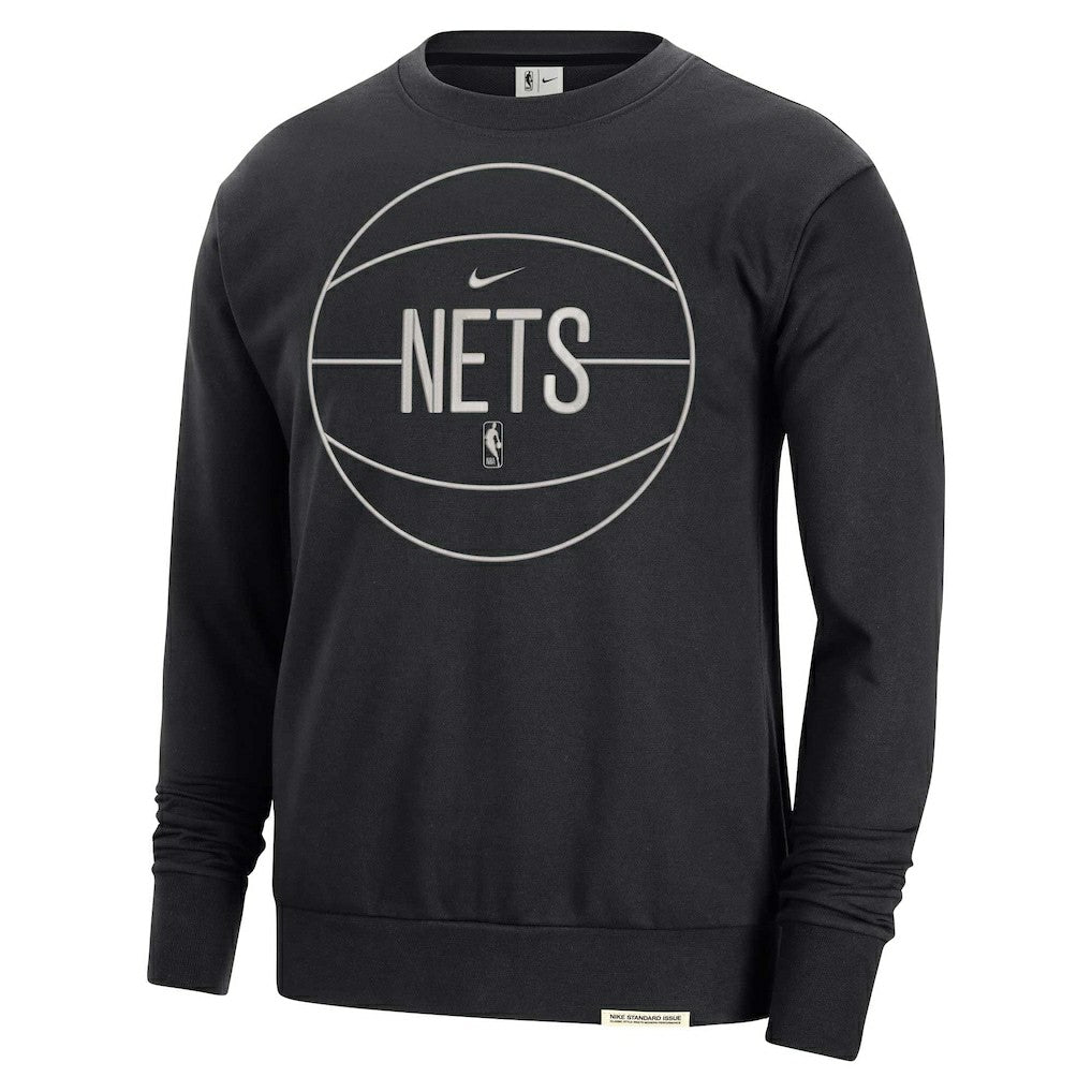 Brooklyn Nets 2023/24 Authentic Standard Issue Travel Performance Pullover Sweatshirt - Black online