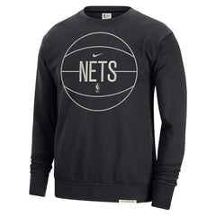 Brooklyn Nets 2023/24 Authentic Standard Issue Travel Performance Pullover Sweatshirt - Black online
