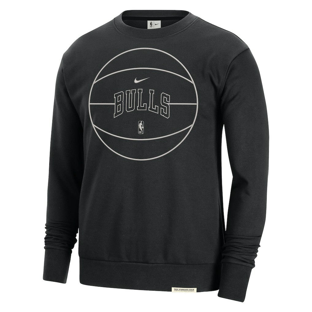 Chicago Bulls 2023/24 Authentic Standard Issue Travel Performance Pullover Sweatshirt - Black discount