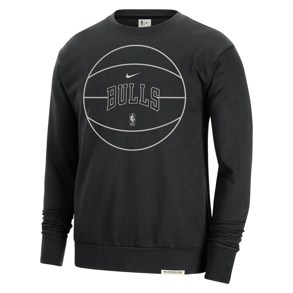 Chicago Bulls 2023/24 Authentic Standard Issue Travel Performance Pullover Sweatshirt - Black discount