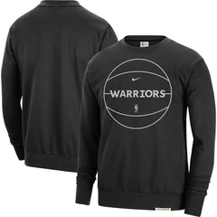 Golden State Warriors 2023/24 Authentic Standard Issue Travel Performance Pullover Sweatshirt sale - Black online