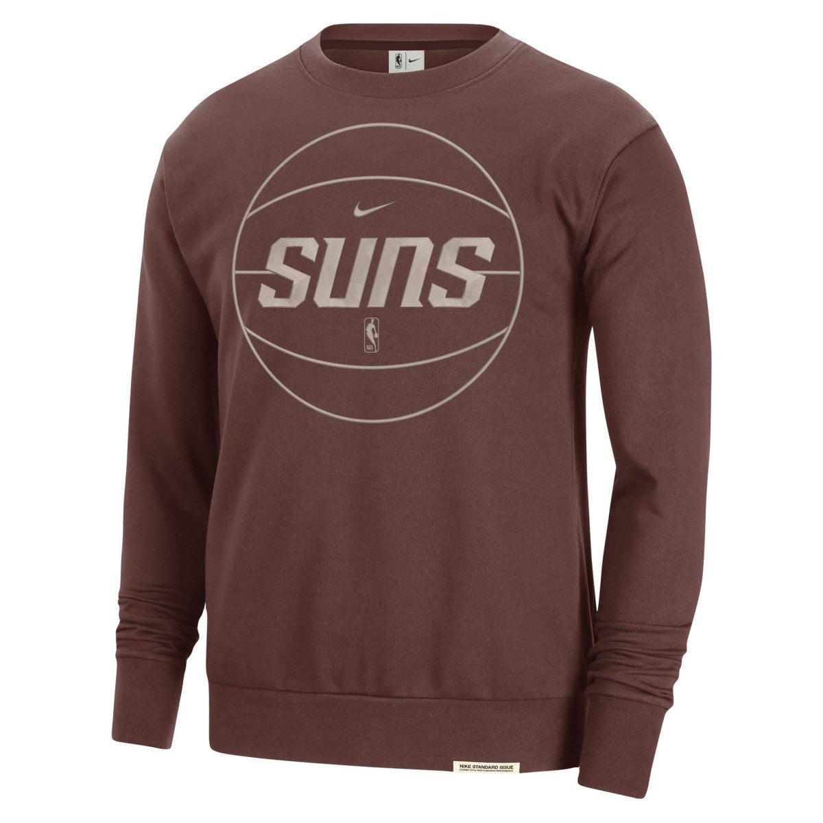 Phoenix Suns 2023/24 Authentic Standard Issue Travel Performance Pullover Sweatshirt - Garnet sale