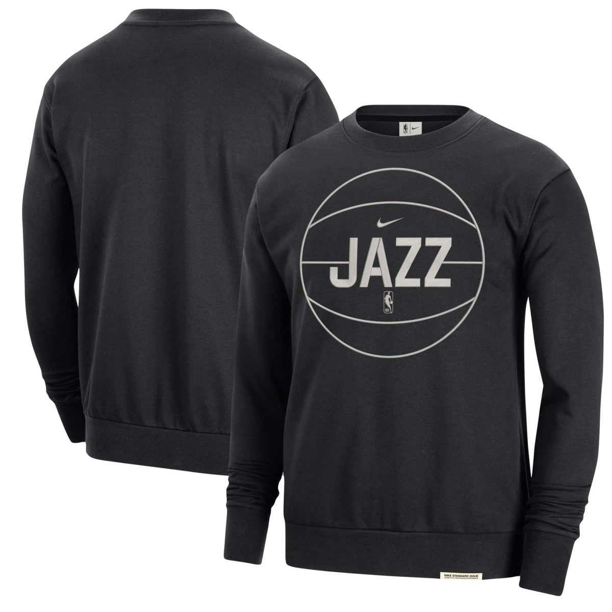 Utah Jazz 2023/24 Authentic Standard Issue Travel Performance Pullover Sweatshirt - Black online
