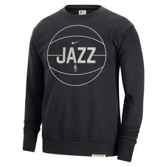 Utah Jazz 2023/24 Authentic Standard Issue Travel Performance Pullover Sweatshirt - Black online
