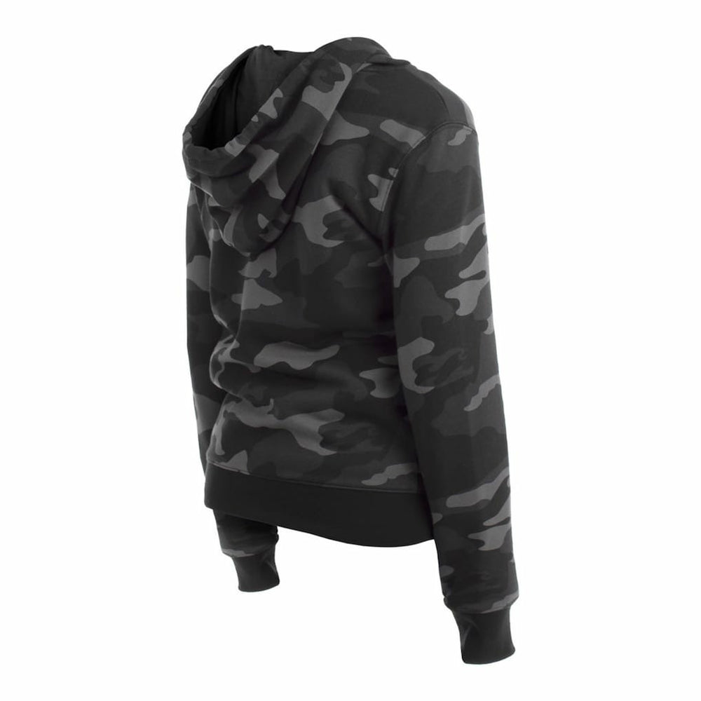 Cincinnati Bengals New Era Women's Camo Full-Zip Hoodie - Black outlet