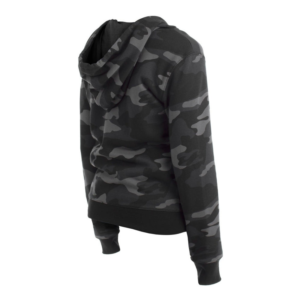 Green Bay Packers New Era Women's Camo Full-Zip Hoodie - Black discount