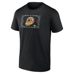 San Francisco 49ers Sugar Skull T-Shirt - Black on sale