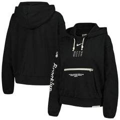 Brooklyn Nets Women's Courtside Standard Issue Performance Pullover Hoodie - Black outlet