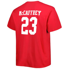 Christian McCaffrey San Francisco 49ers Big & Tall Player Name & Number T-Shirt - Scarlet discount